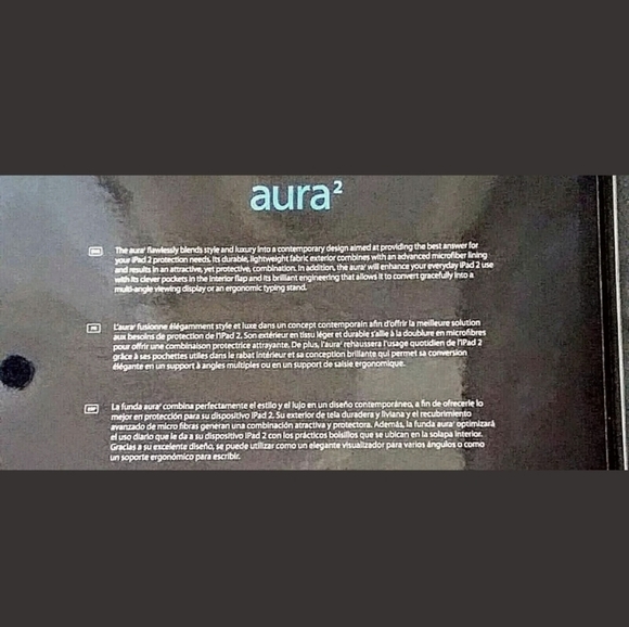 iPad 2 Case iskin Happy Friends Folio with Typing and Viewing Stand Aura Folding - Picture 4 of 8